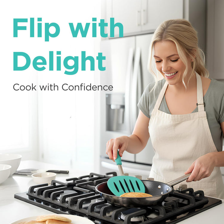 WaltzGrip Platinum Silicone Pancake Spatula Turner