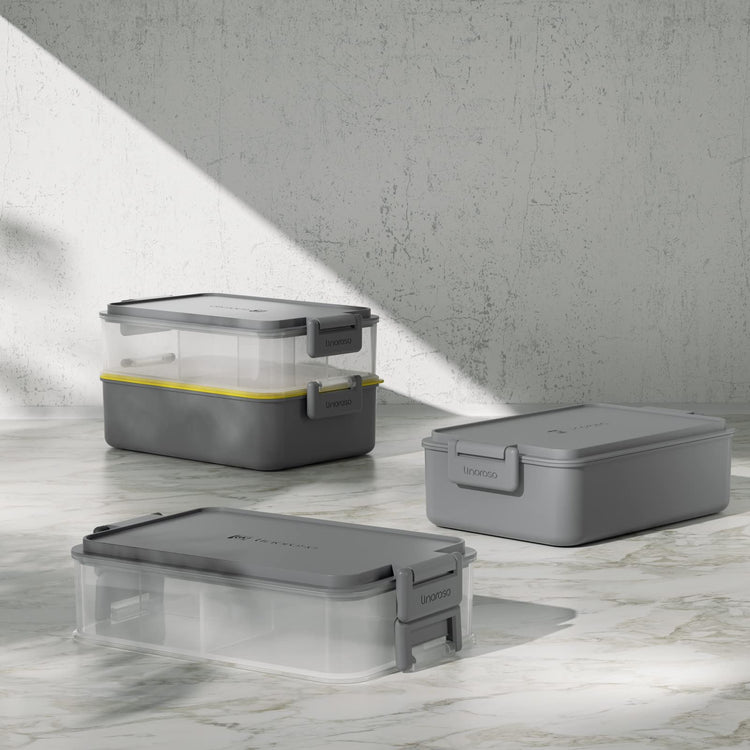 Stackable 2 Tier Adult Bento Box