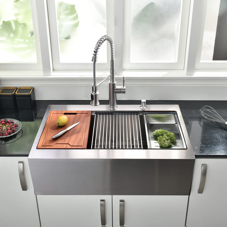 33 Inch Farmhouse Kitchen Sink Drop In