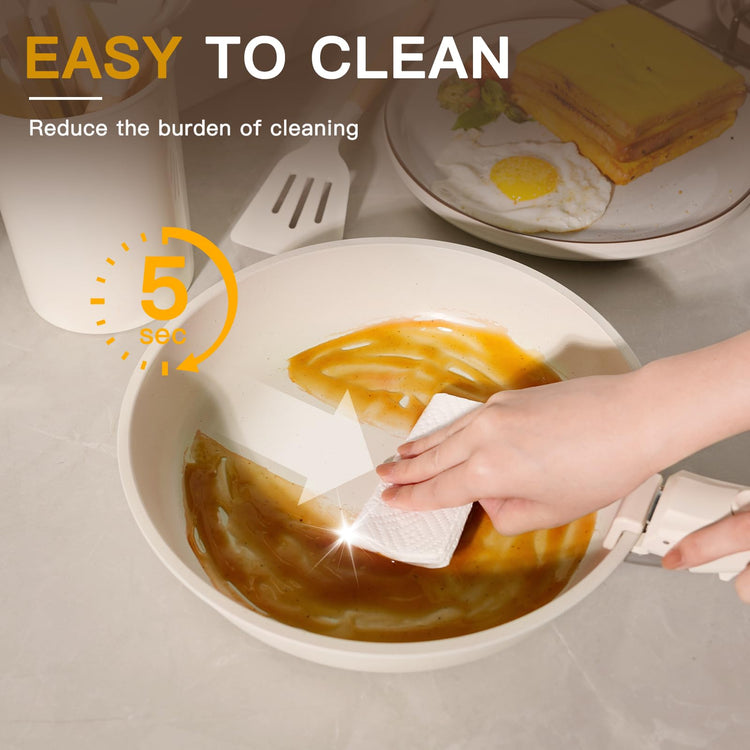 21 Pcs Pots and Pans Set Non Stick