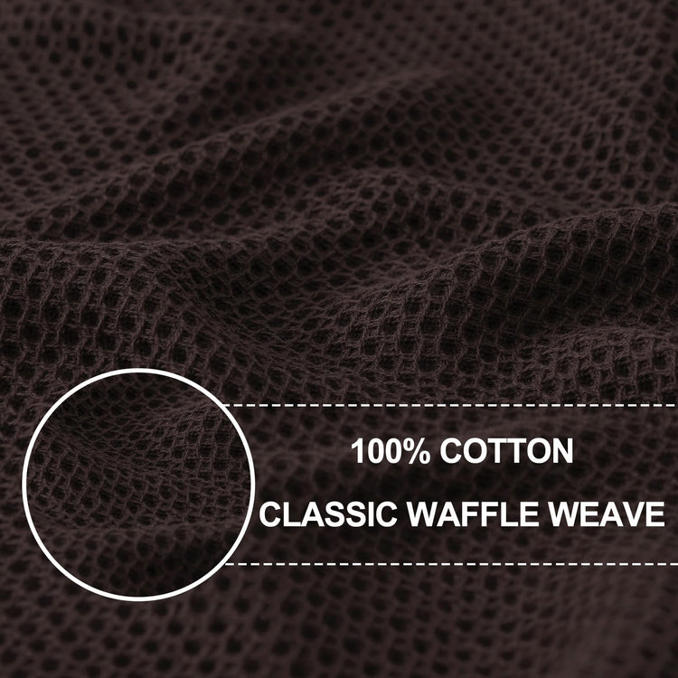 100% Cotton Waffle Weave Kitchen Dish Cloths 6 (6 Count)