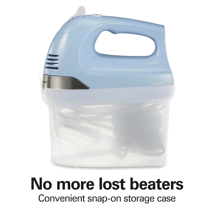 6 Speed Electric Hand Mixer With Easy Clean Beaters (7 Count)