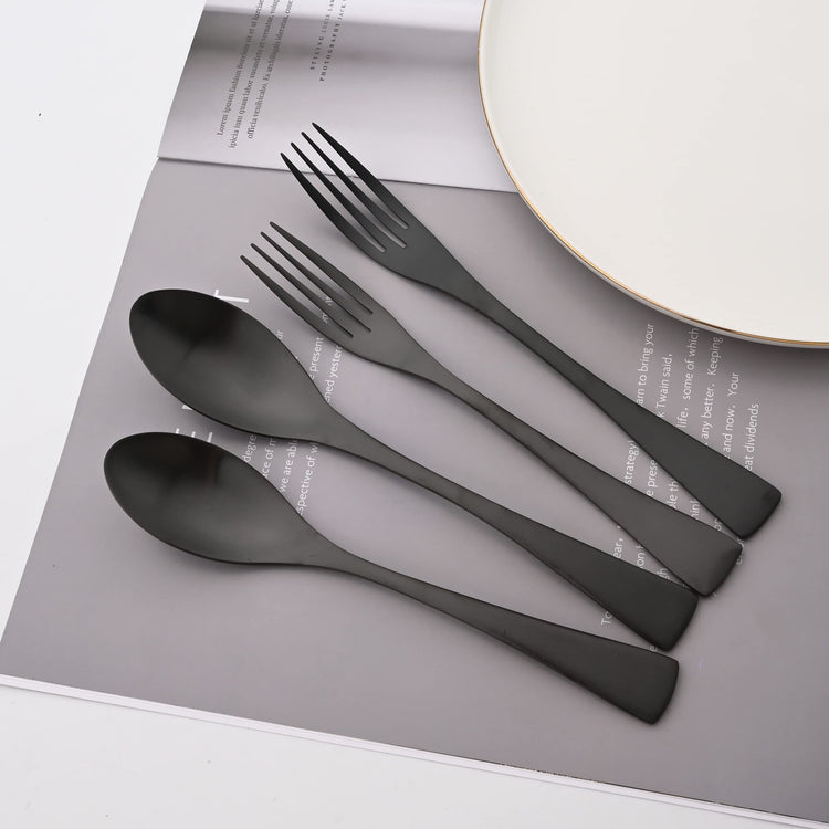 Luxury Silverware Set Flatware Cutlery 18
