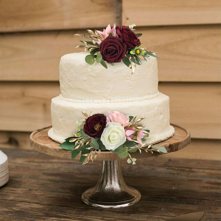3Pcs Premade Cake Flowers (3 Count)