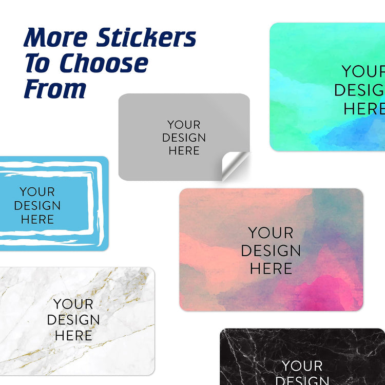 Custom Vinyl Stickers Your Image (100 Count)