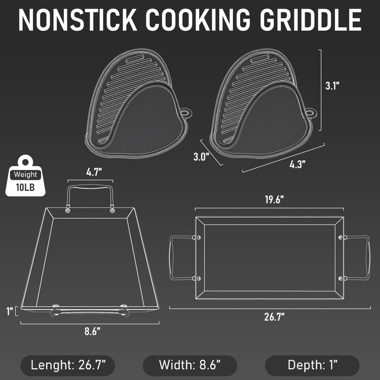 Nonstick Cast Iron Griddle