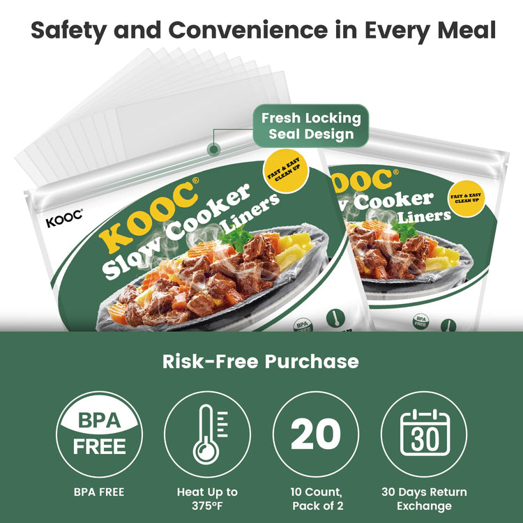 20 Count Slow Cooker Liners