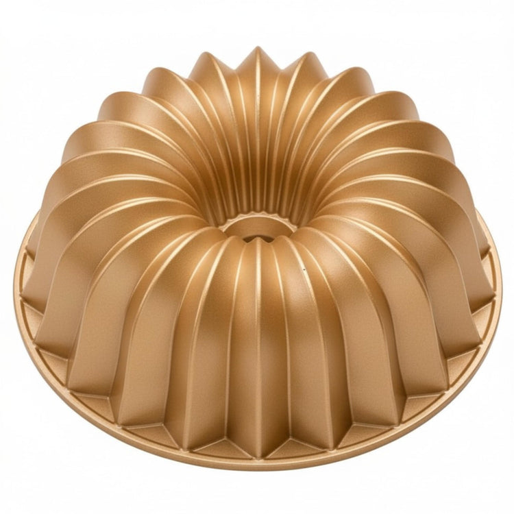 Cake Pan 10 Cups Die Cast Fluted Aluminum Cake Mold
