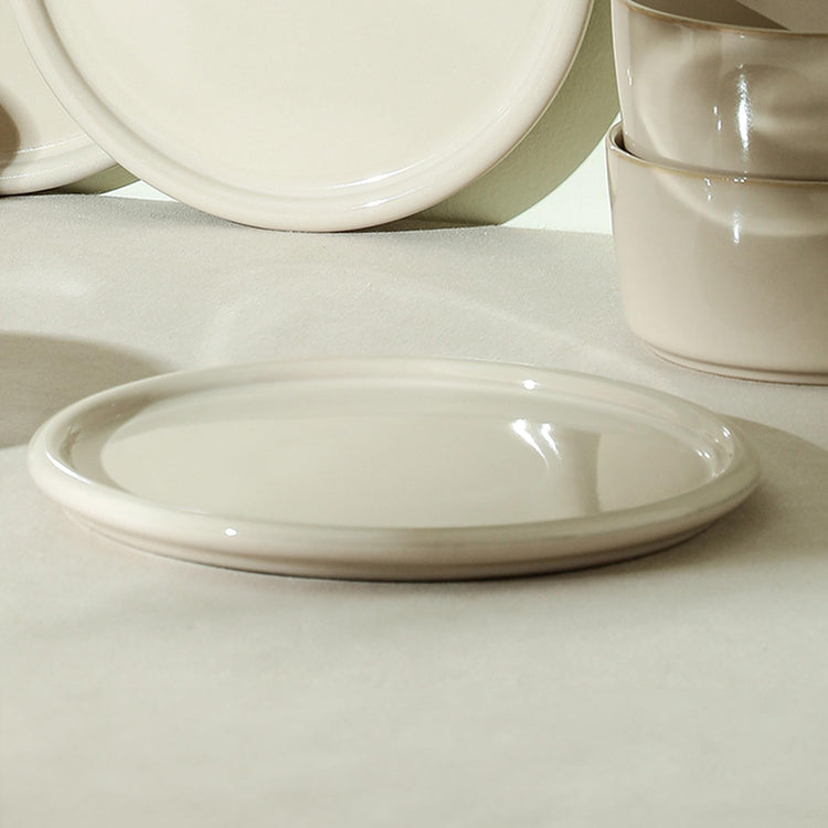 Eden 4 Piece Salad Plate Set Stoneware