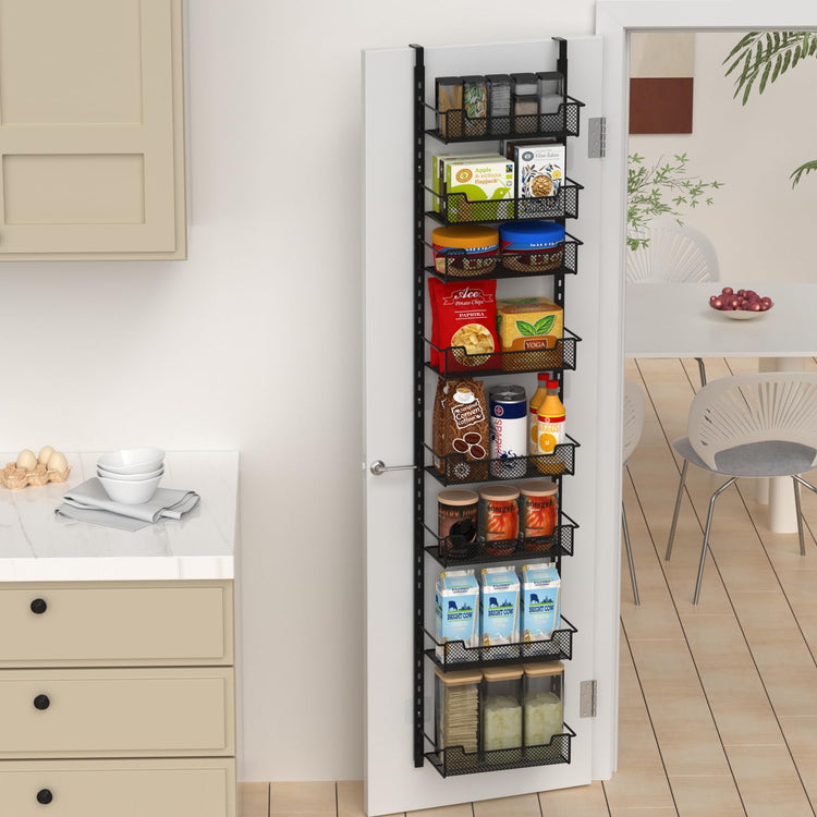 12.3" W Narrow Over the Door Pantry Organizer