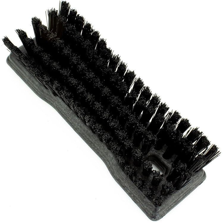 SPARTA 42024EC03 Comfort Grip Plastic Scrub Brush, Hand Brush For Cleaning, 8 Inches, Black, (Pack of 6)