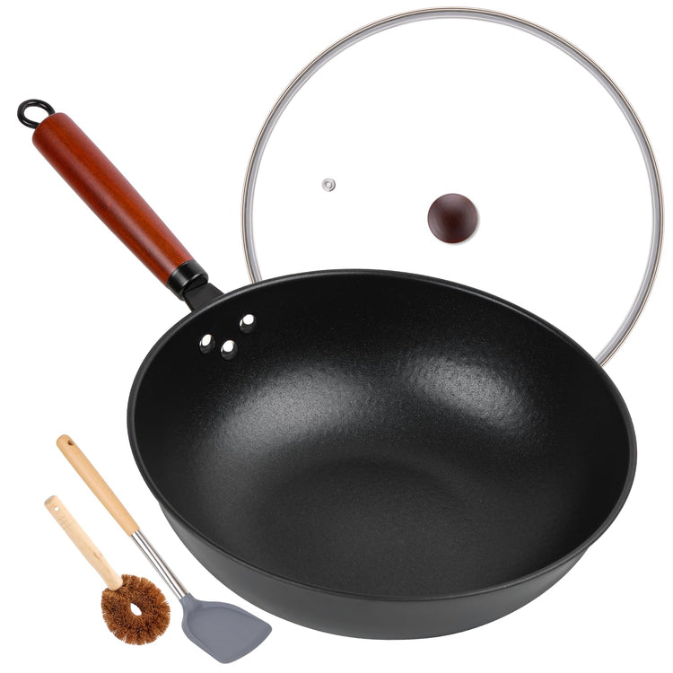 Wok 13" Carbon Steel Woks & Stir