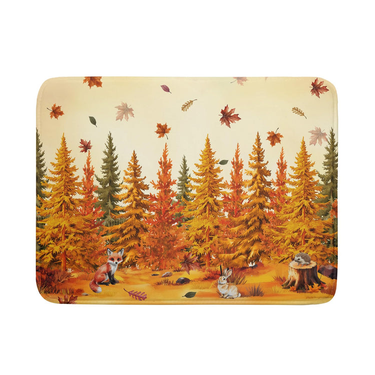 Autumn Forest Dish Drying Mat