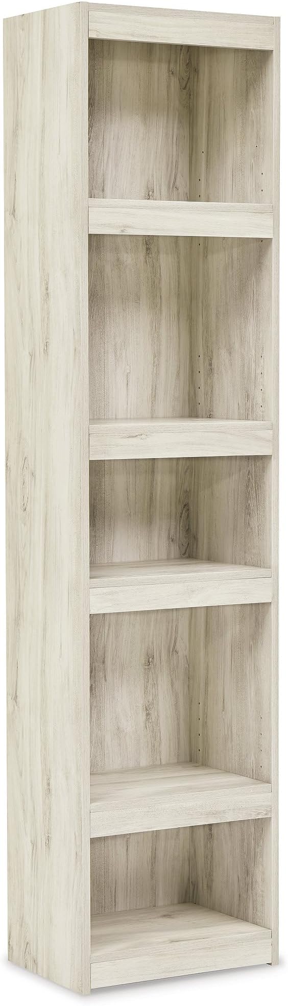 Signature Design by Ashley Bellaby Farmhouse 4-Piece Entertainment Center for TVs up to 69" with Adjustable Shelves, Whitewash