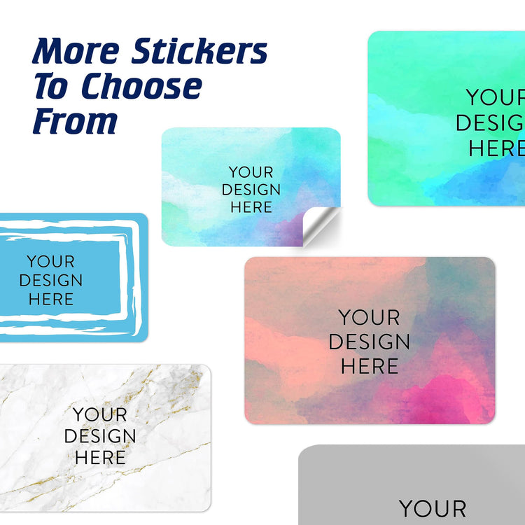 100 Custom Vinyl Stickers (100 Count)