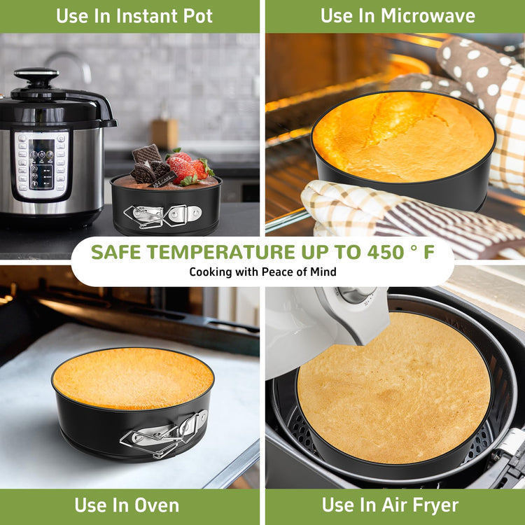 4 Inch Mini Springform Pan for Mini Cheesecake Pizza