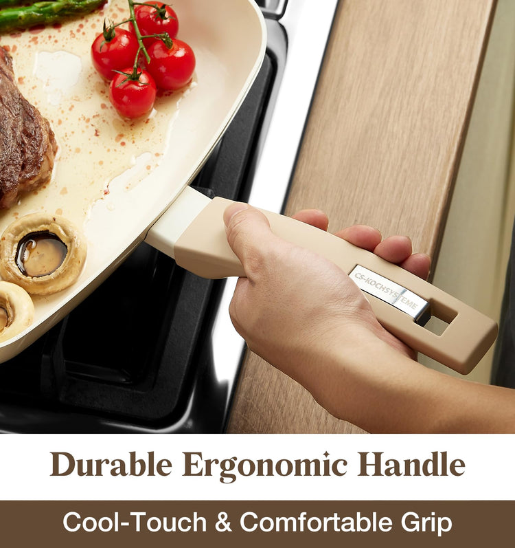 Nonstick Grill Pan for Indoor Cooking