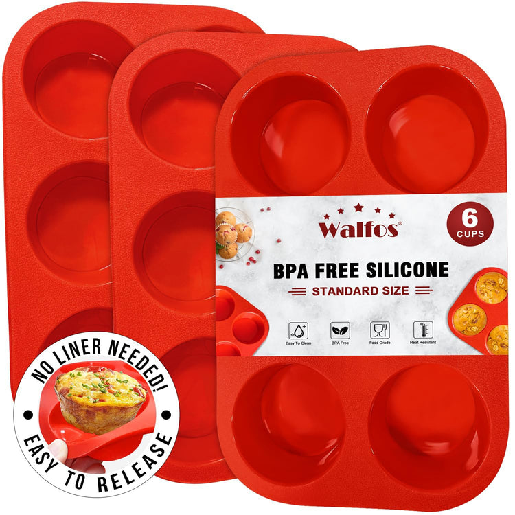 Silicone Muffin Pan (3 Count)