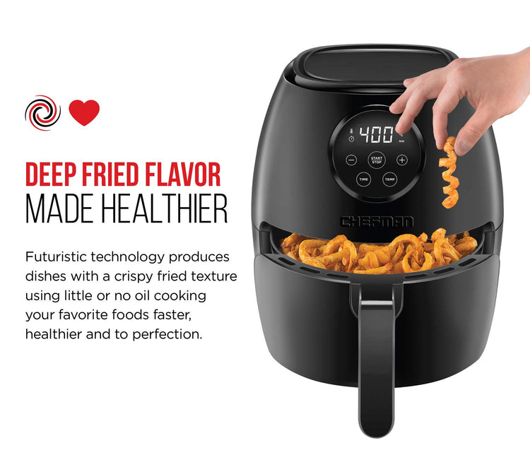 Digital 3.6 Quart Touch Screen Air Fryer Oven w