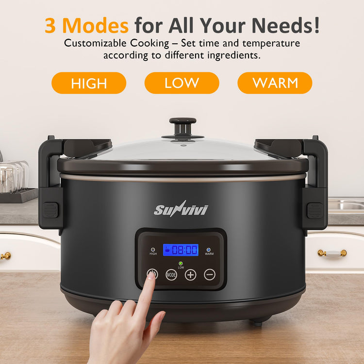 8.5 Quart Programmable Slow Cooker