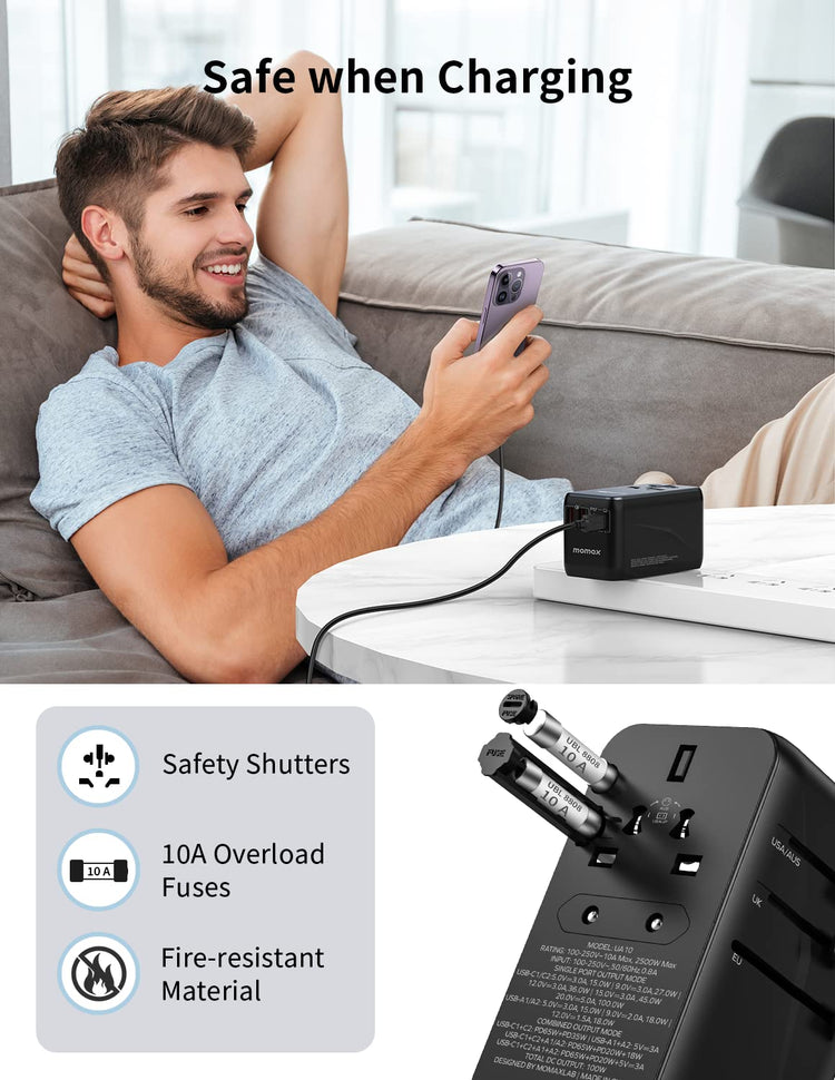 100W Universal Travel Adapter