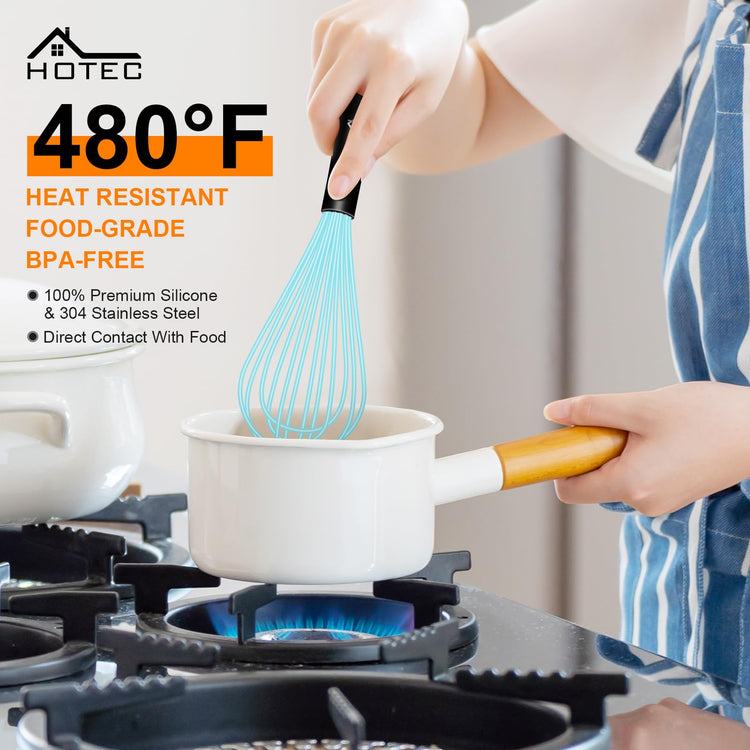 4 Pieces Silicone Whisks Set