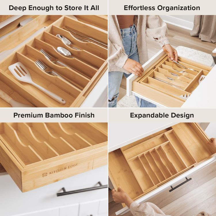 Silverware & Utensil Drawer Organizer