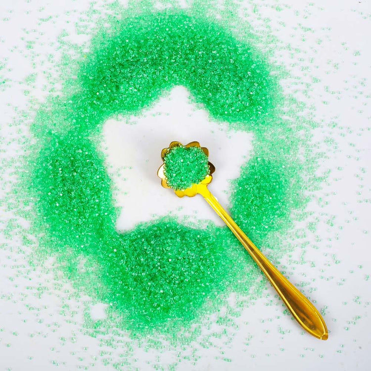 Green Sanding Sugar Sprinkles (3.2 Ounce)