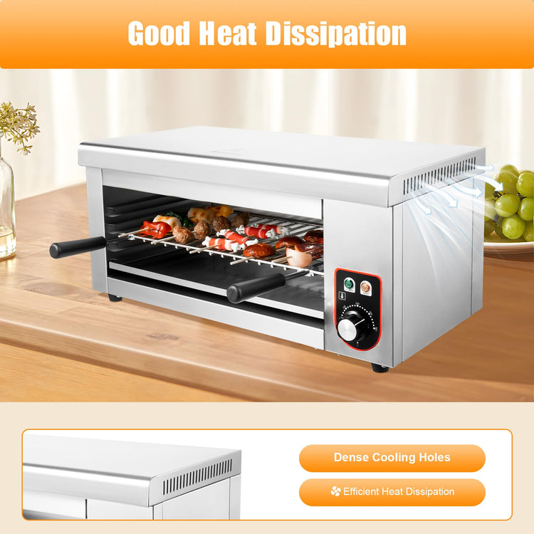 1500W Electric Cheese Melter Commercial Cheese Melter Cheesemelter Grill 122