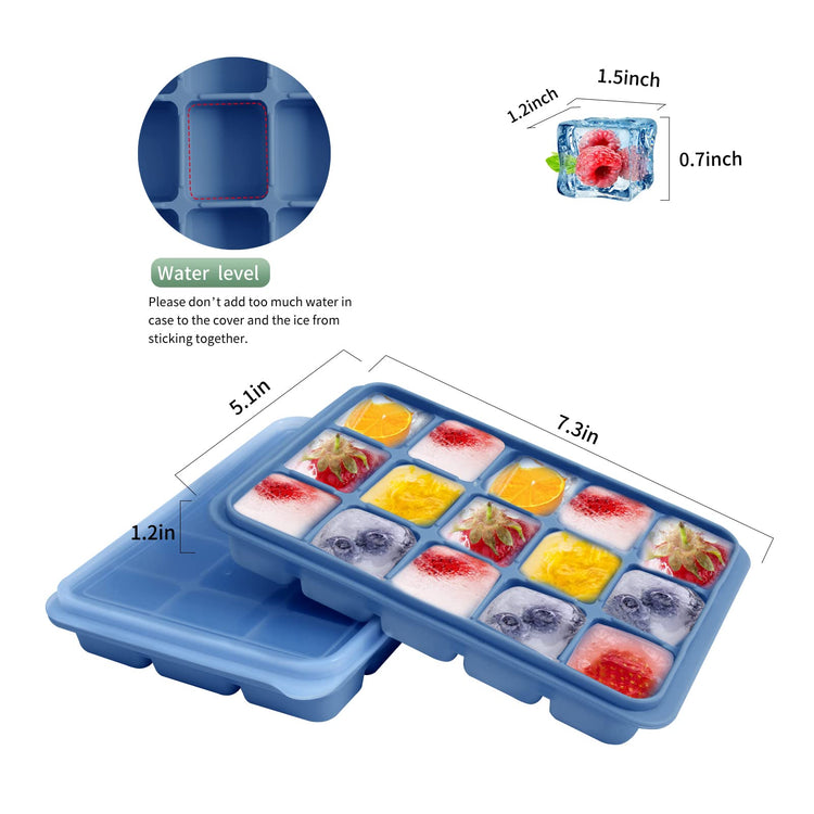 Ice Cube Trays Set of 2 (2 Count)