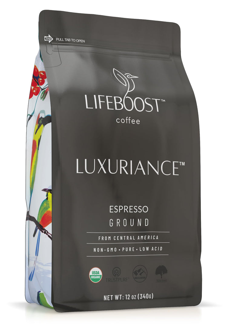 Organic Espresso Ground Coffee (12 Ounce)