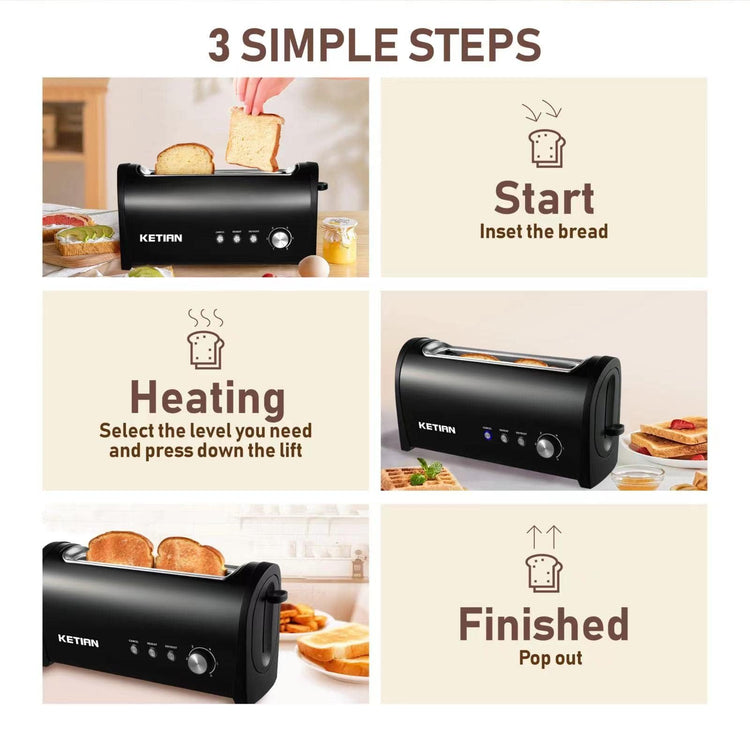 Long Slot Toaster 2 Slice