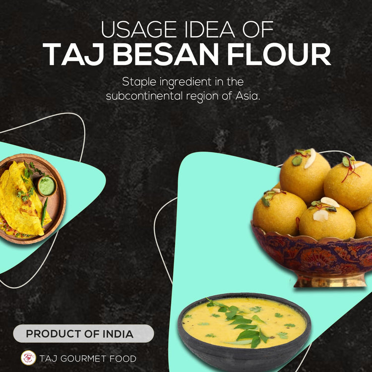 TAJ Besan Flour 2 (32 Ounce)