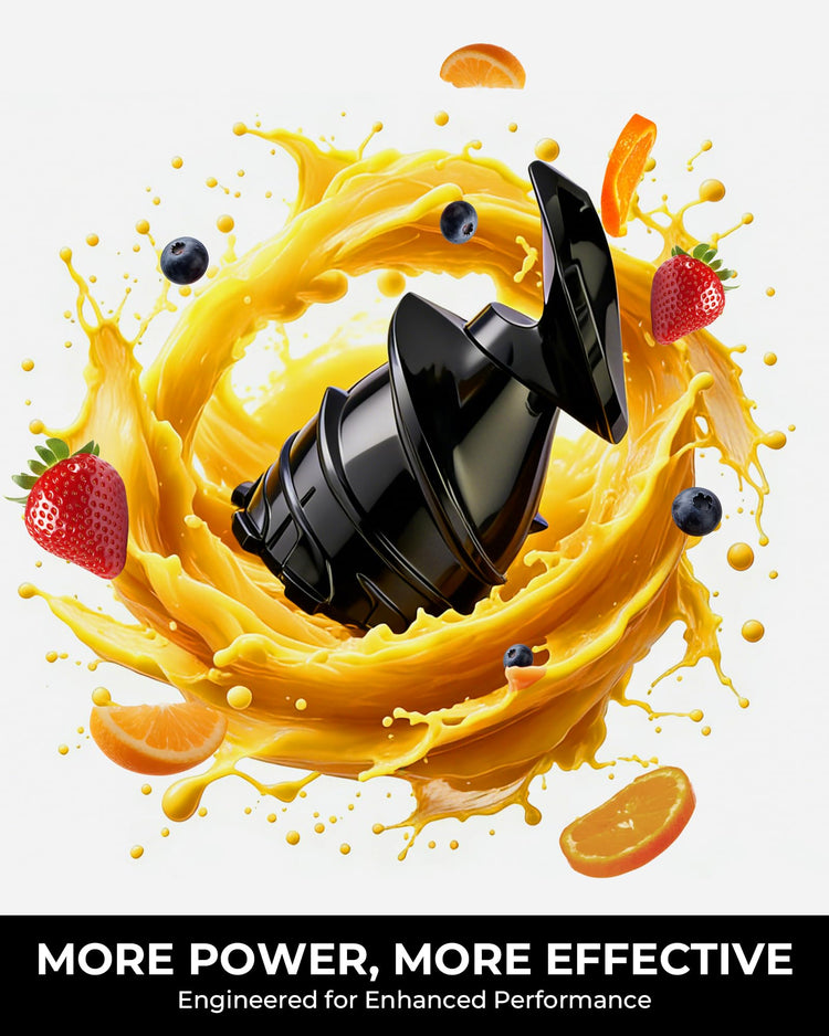 Cold Press Juicer with 5.3" Extra Large Feed Chute