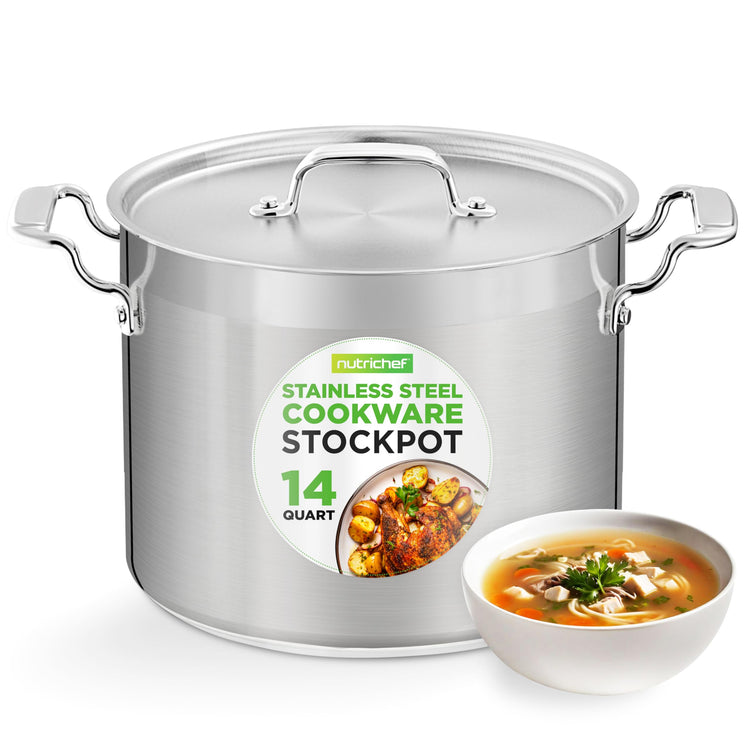 14 Quart Stock Pot with Lid