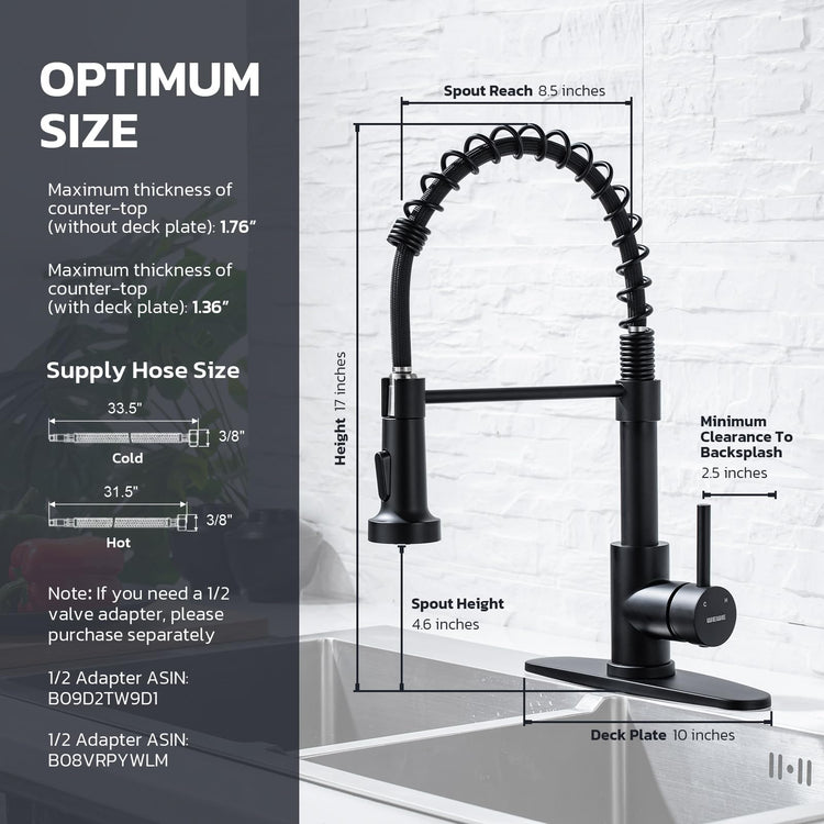 Kitchen Faucet with Soap Dispenser