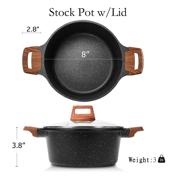 Nonstick Stock Pot with Lid