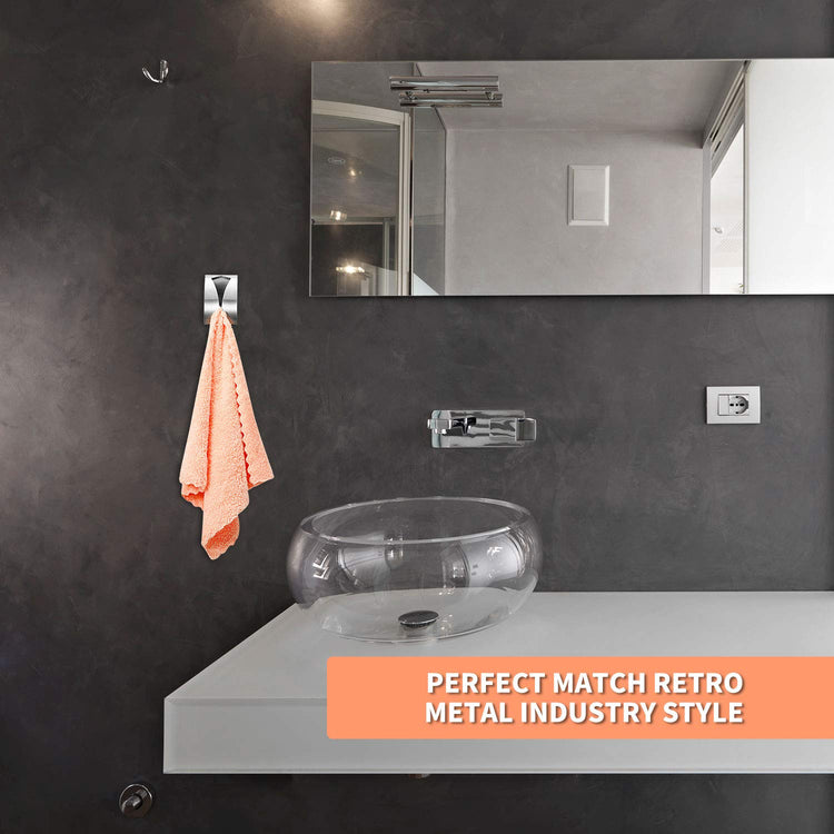 4 Pcs Self Adhesive Kitchen Towel Hook Holder (4 Count)