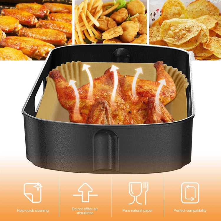 200Pcs Air Fryer Liner Disposable Parchment Paper for Ninja Grill AG301 (200 Count)
