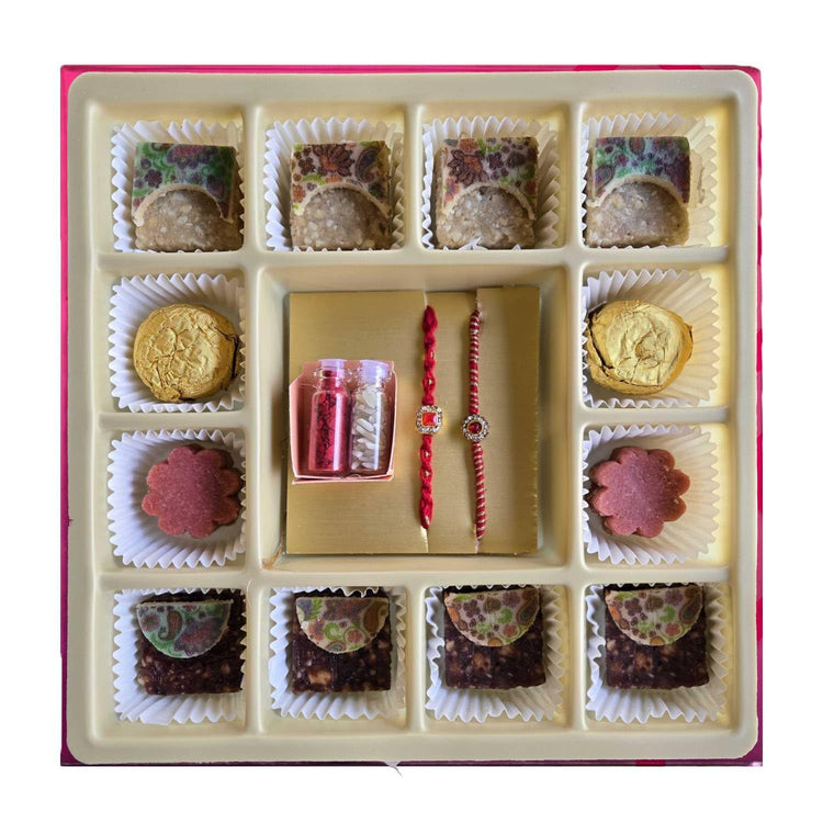 Rakhi for Brother with Gift Set (16 Count)