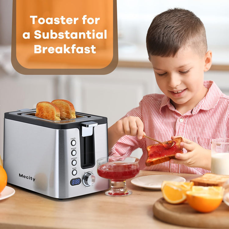 Toaster 2 Slice Stainless Steel Body