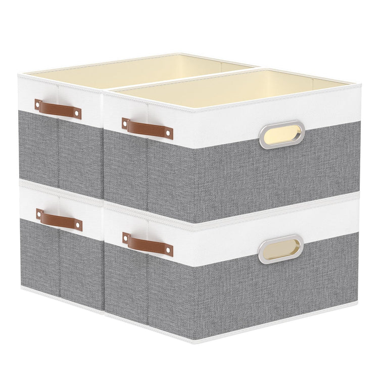 Collapsible Fabric Storage Bins (4 Count)