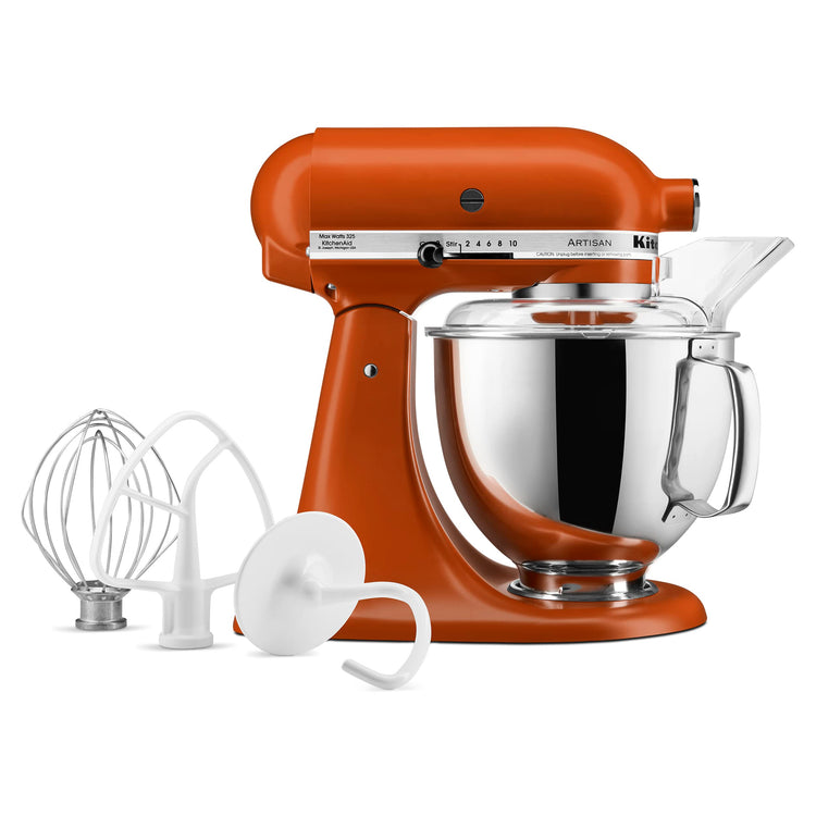 Artisan, 5-Qt Tilt Head Stand Mixer, KSM150PS, Scorched Orange
