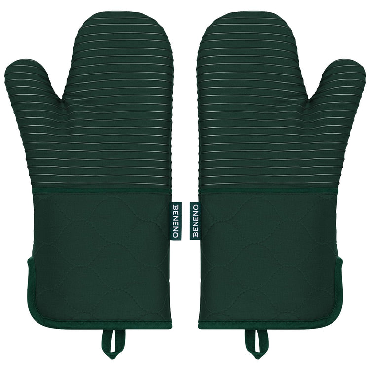 Heat Resistant 500°F Kitchen Oven Mitts 2 (2 Count)