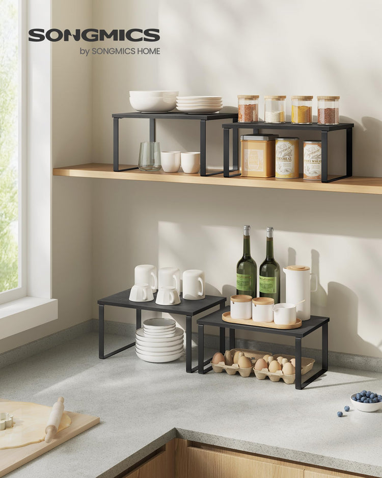 Cabinet Organizer Shelf (4 Count)