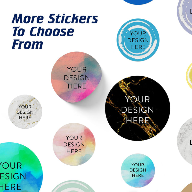 100 Custom Vinyl Stickers (100 Count)