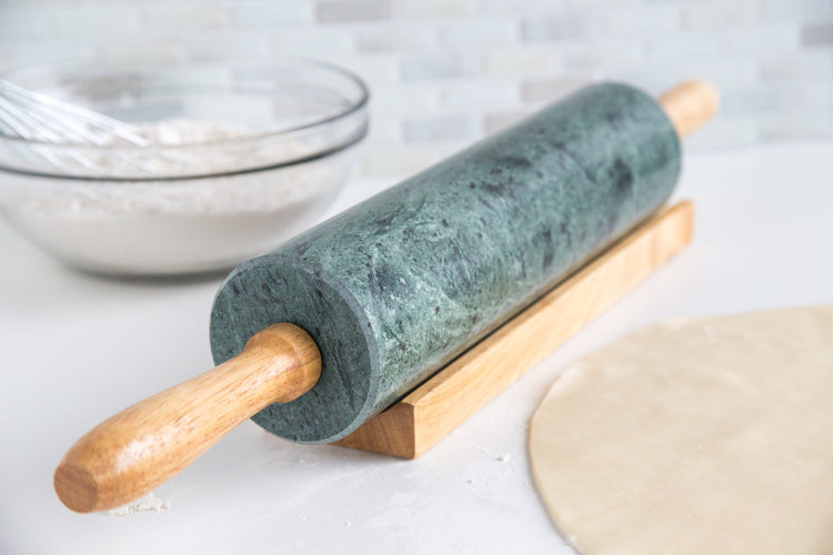 Marble Rolling Pin and Base