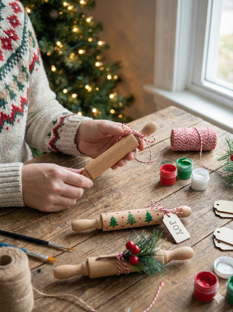 8 Inch Premium Kids Mini Rolling Pins (6 Count)