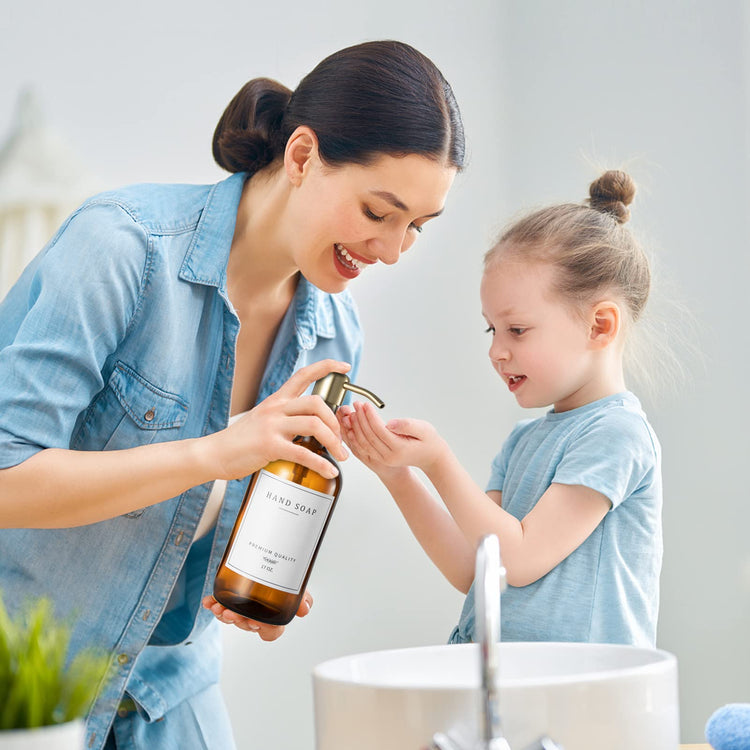 Glass Soap Dispenser for Kitchen
