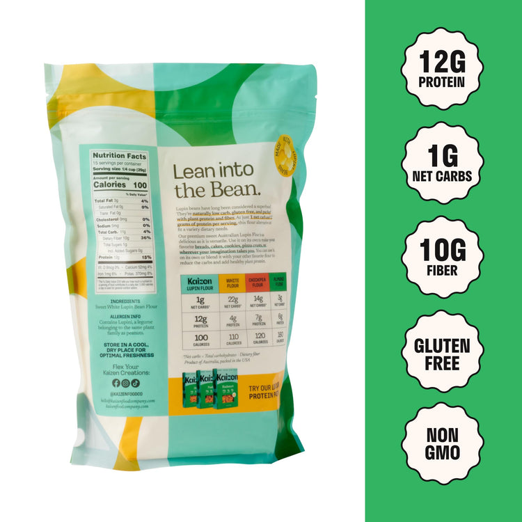 Kaizen Lupin Flour 2lbs (32 Ounce)